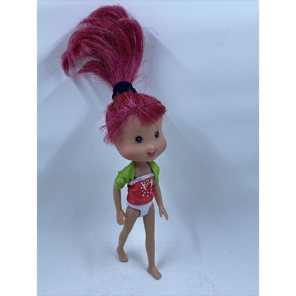 2008 Bandai Strawberry Shortcake 5 1/2" Doll With Shirt - Picture 1 of 7
